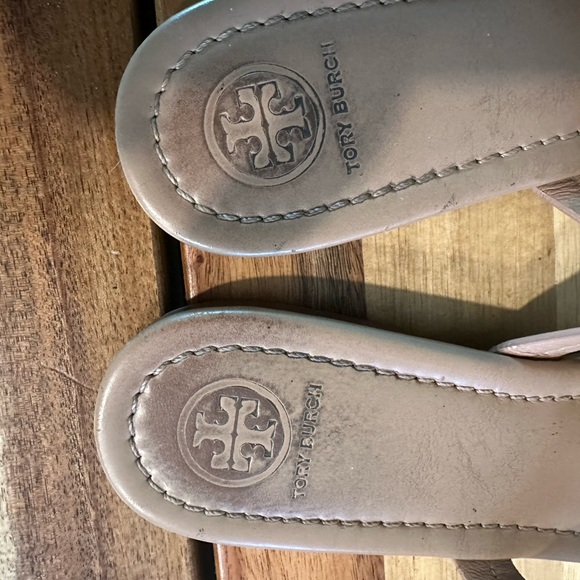 Tory Burch Women’s Miller Tan Leather Sandals| Size 8 - Picture 8 of 11